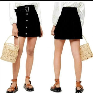 Topshop mini jeans skirt.Size 4
